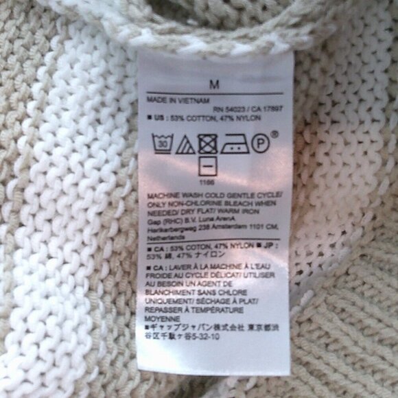 Banana Republic Factory - Striped Long Sleeve Sweater - Size Medium - Picture 5 of 5